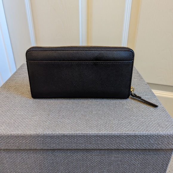 Kate Spade Morgan Zip-around Continental Wallet BLACK - Picture 3 of 11